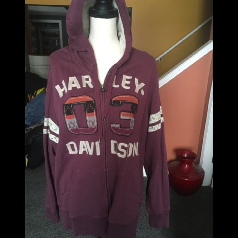 Harley Davidson Purple Hoodie
